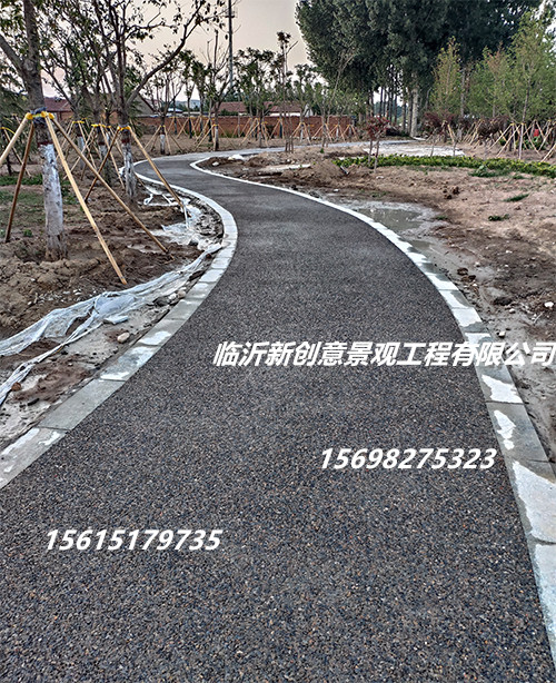 露骨料透水地坪——生态环保型路面