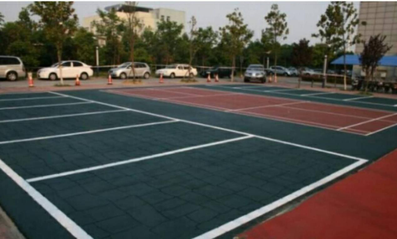 黑色沥青彩色压花路面施工工艺