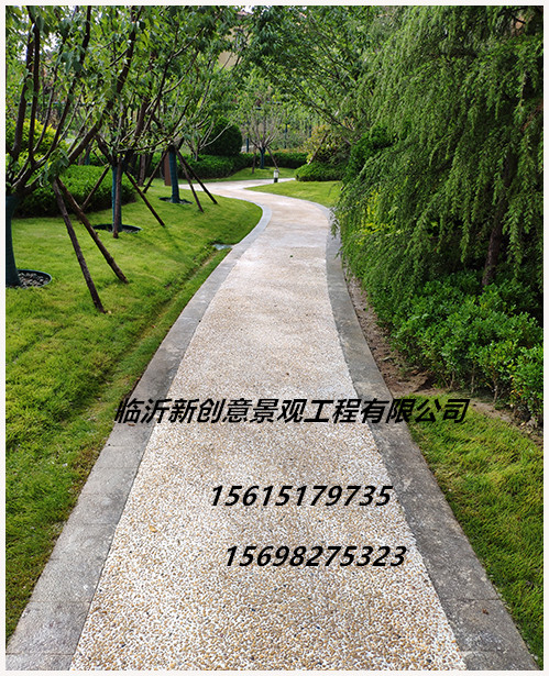 胶粘石透水地坪——多年匠心工艺