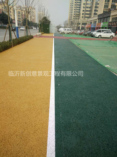 新型生态彩色透水混凝土