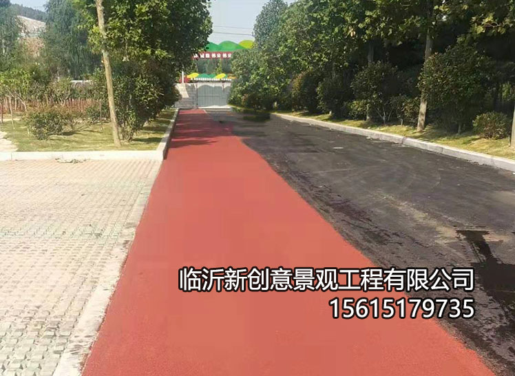 临沭沥青路面改色施工团队