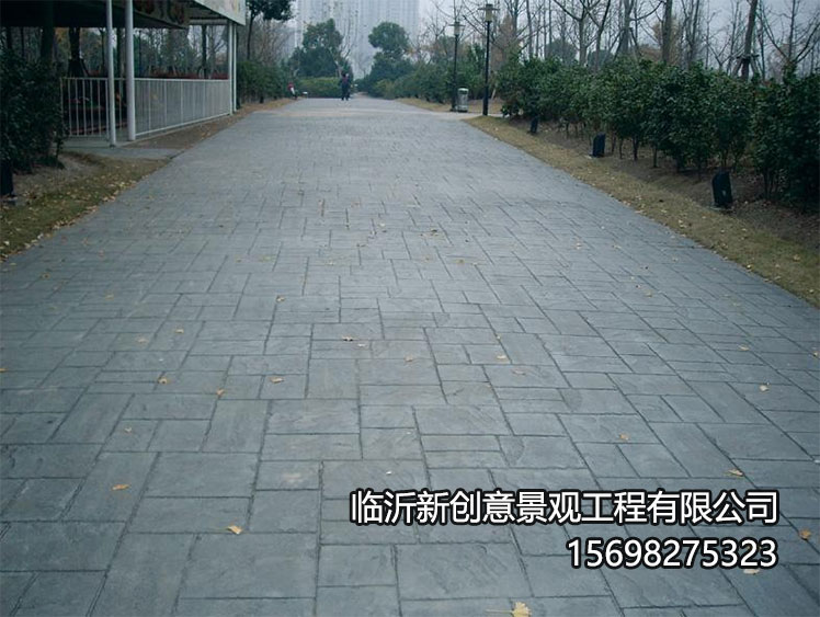 多角度欣赏压模地坪的美