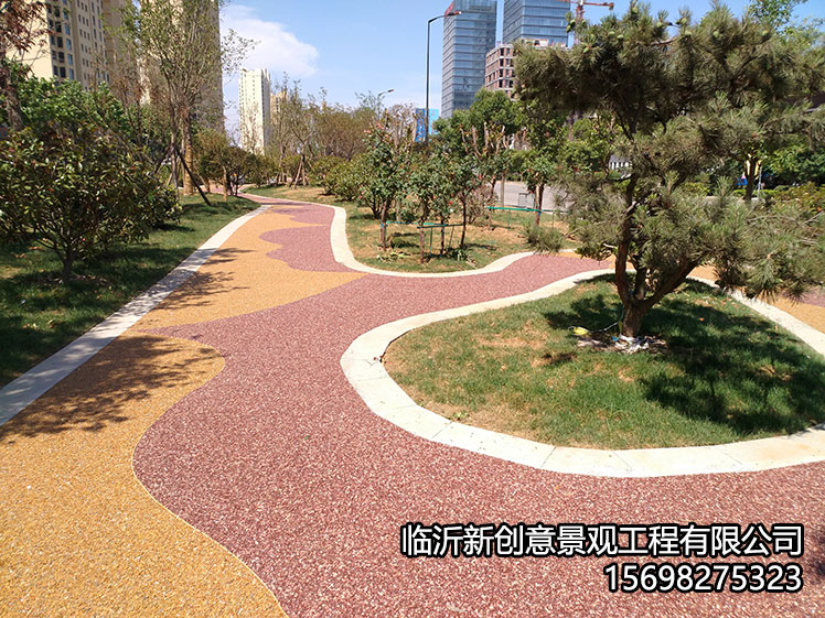 胶粘石透水路面，让城市更有“面子”