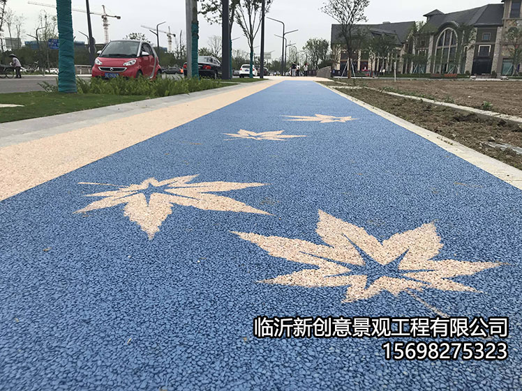 什么是胶粘石透水地坪？