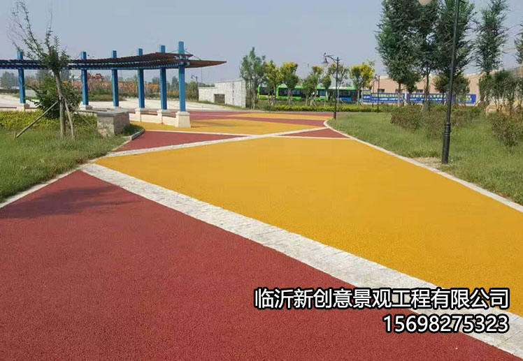 彩色透水混凝土的多种颜色