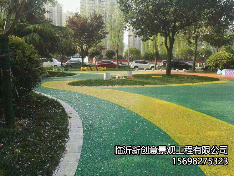 彩色透水混凝土路面的设计原则