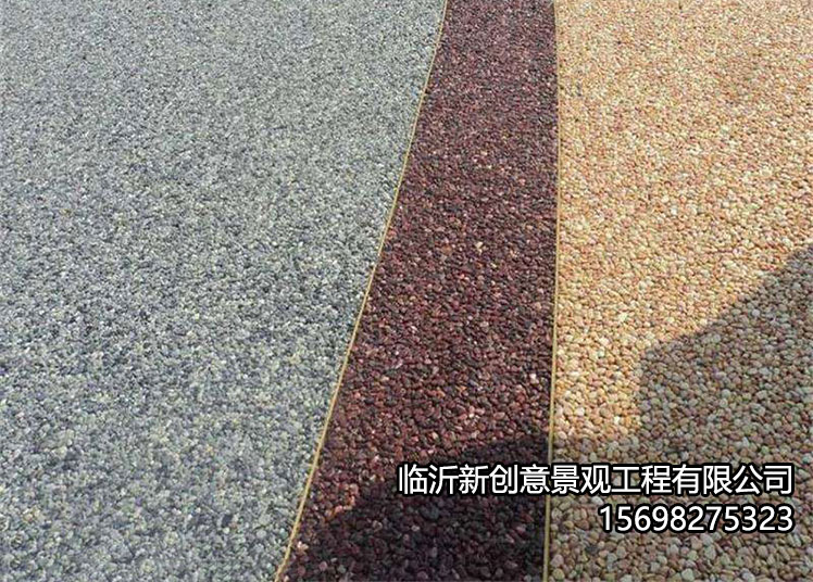 胶粘石透水路面的自身优势特点