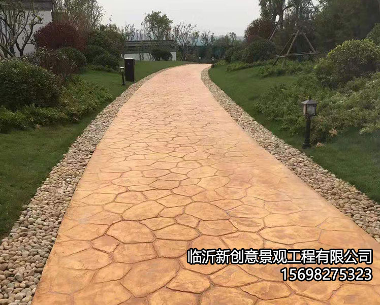 这样的压花地坪你见过吗？