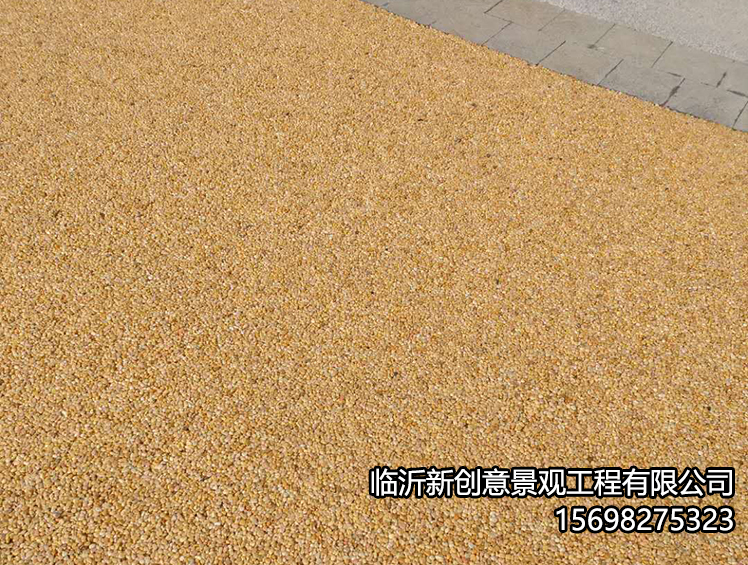 胶粘石透水路面的优势与特点