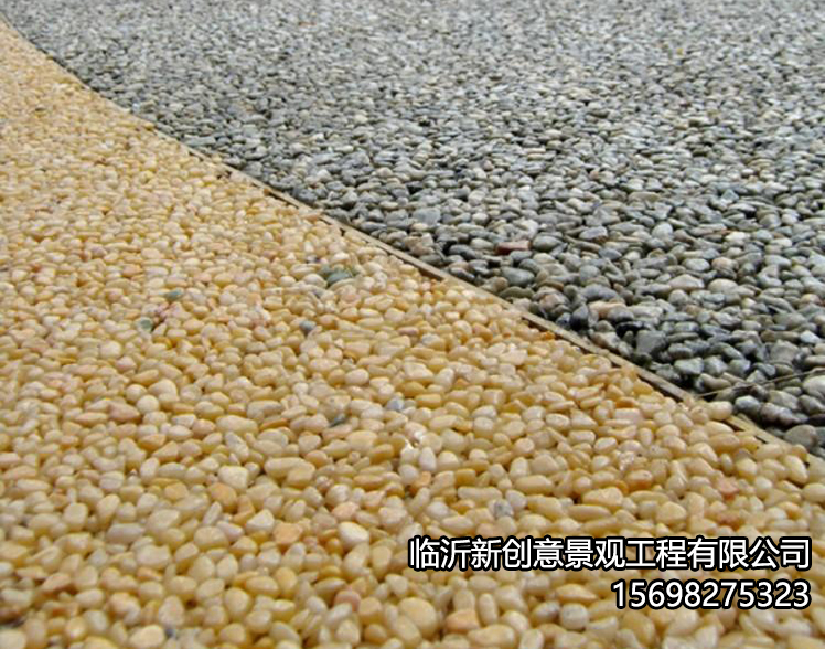 为什么选择胶粘石透水地坪?