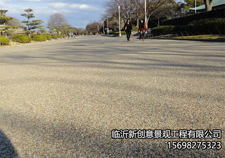 露骨料透水混凝土在城市中的应用