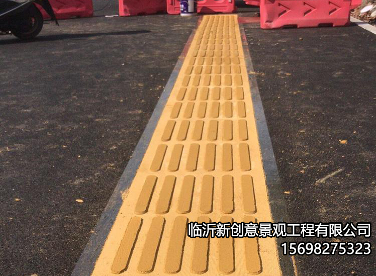 现浇聚合物盲道应用场所