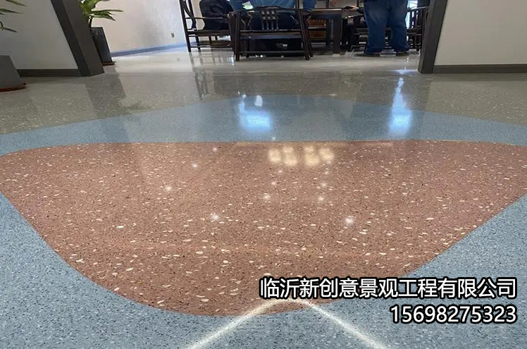 新型商场环氧磨石地坪